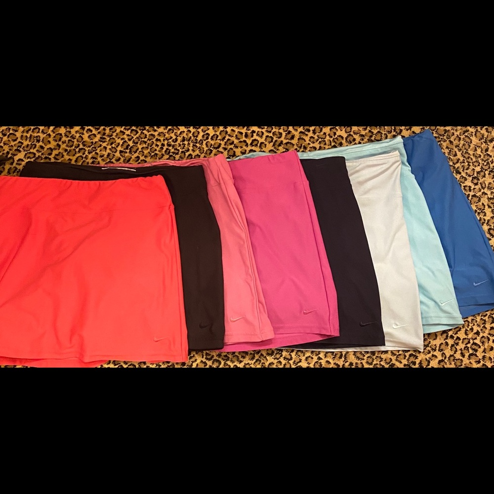 Bundle of 8 Nike tennis skirts